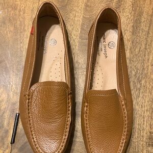 Marc Joseph Brown Leather Loafers